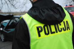 policja wypadek