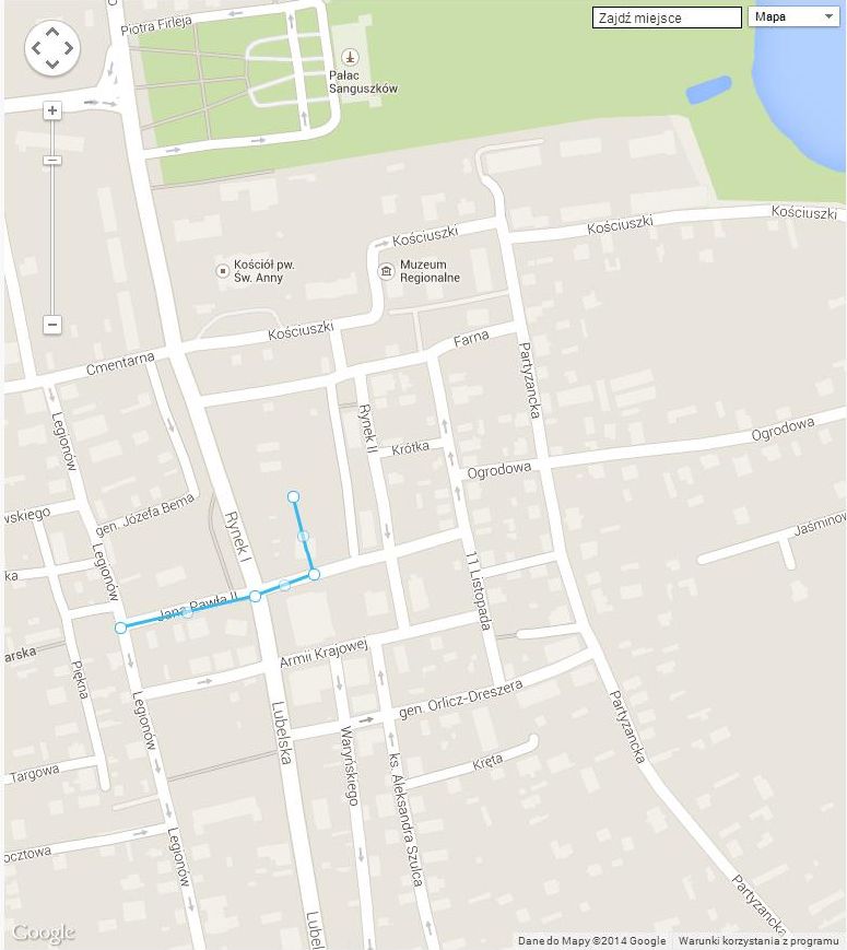1 mapa bieg malucha