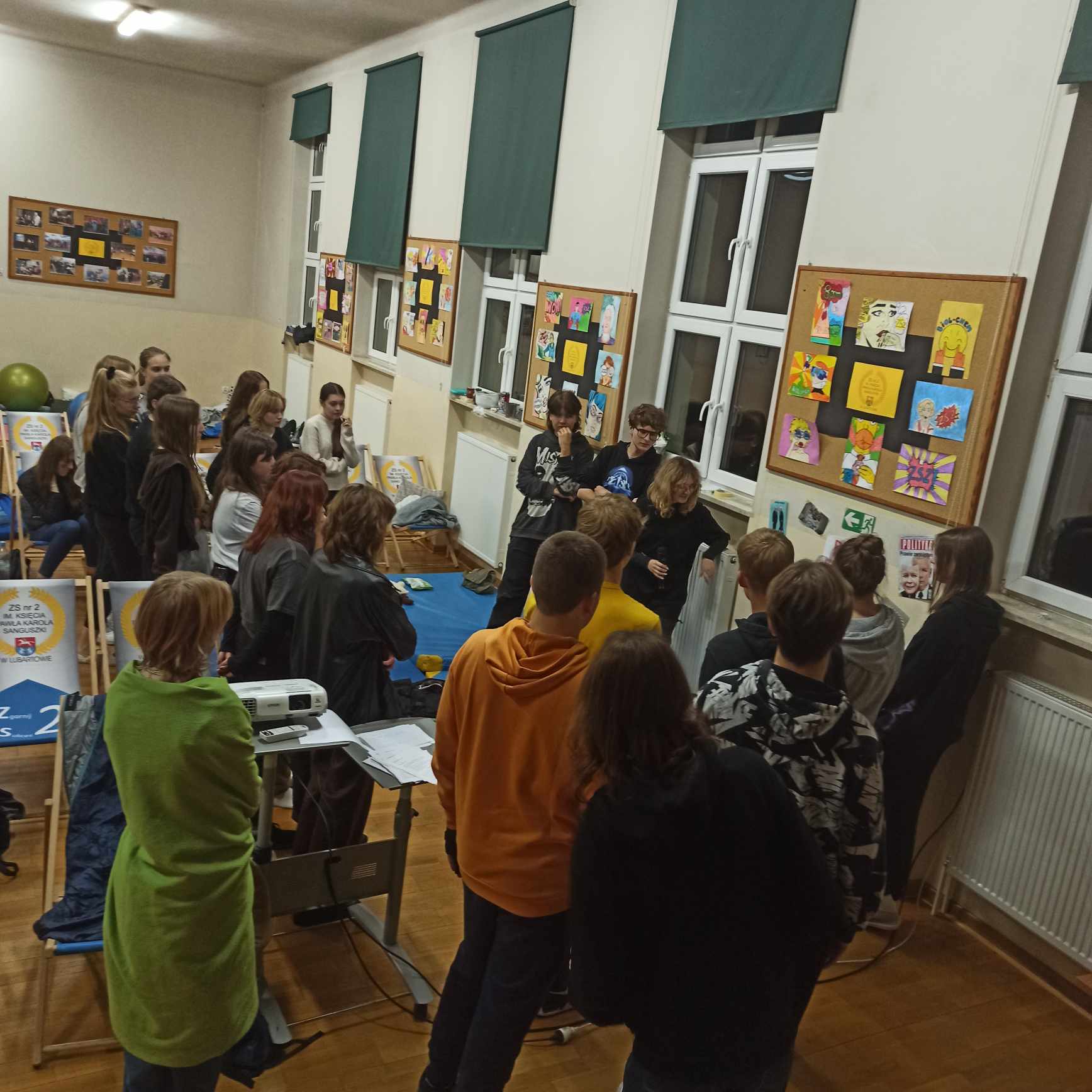 W głąb siebie, czyli relacja uczniów ZS2 z nocy filmowej