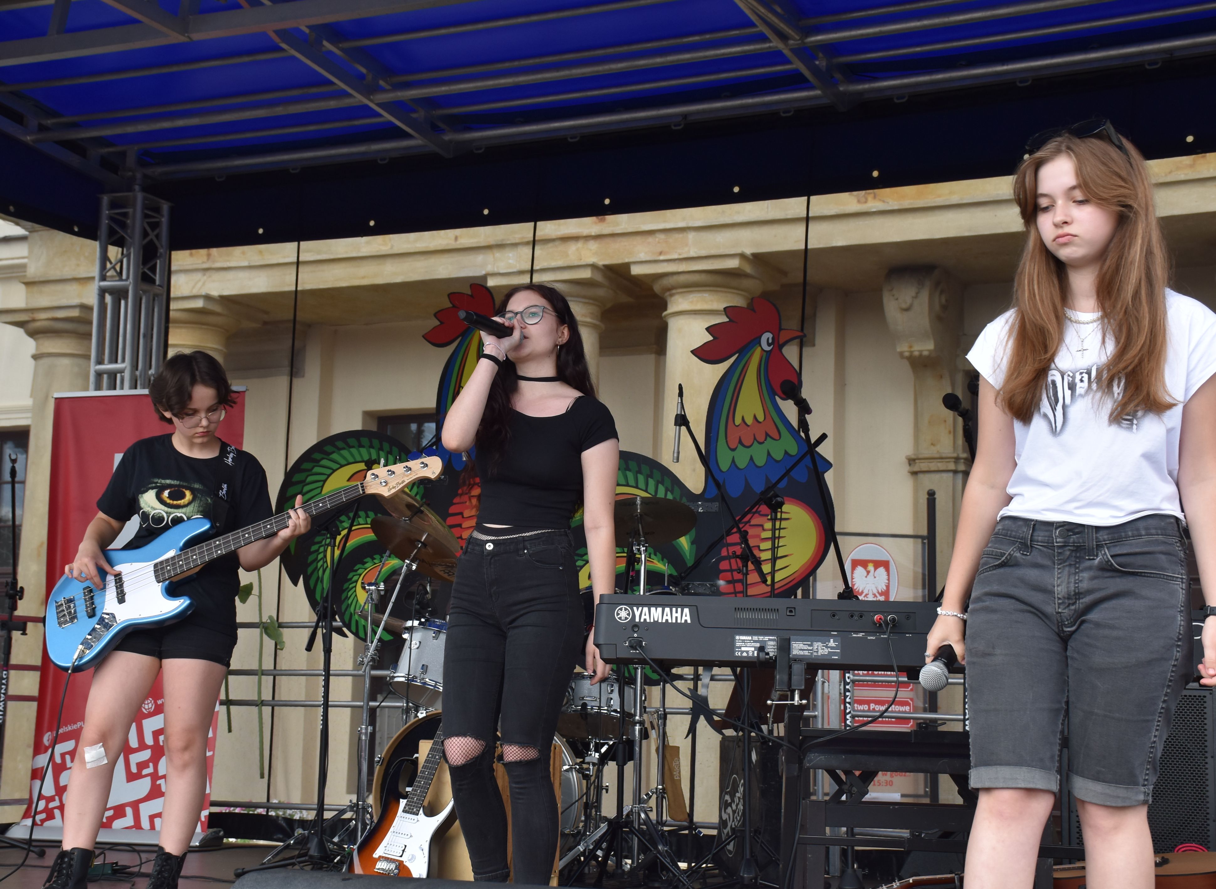 Piknik przed Pałacem Sanguszków