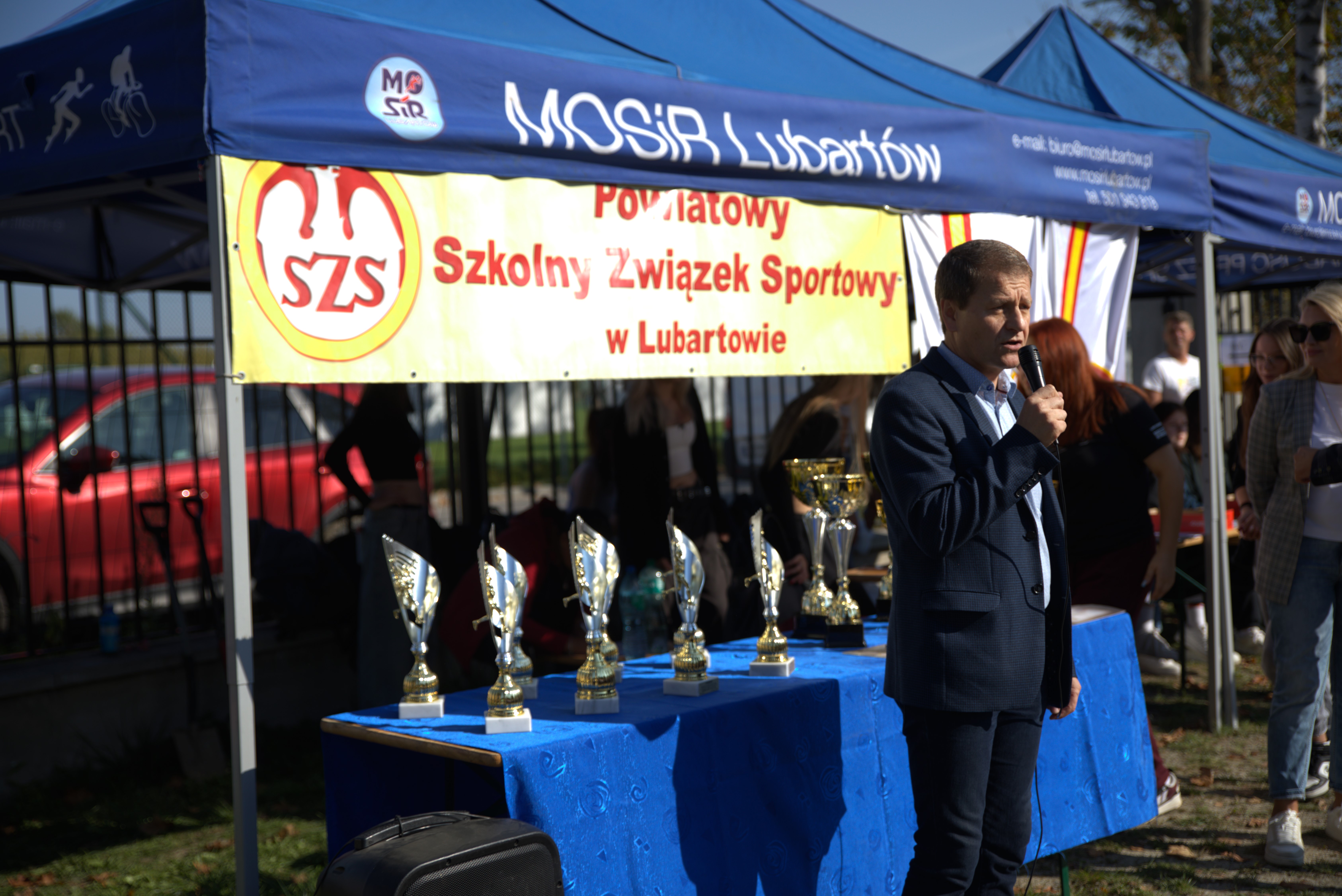 Sportowo w parku miejskim