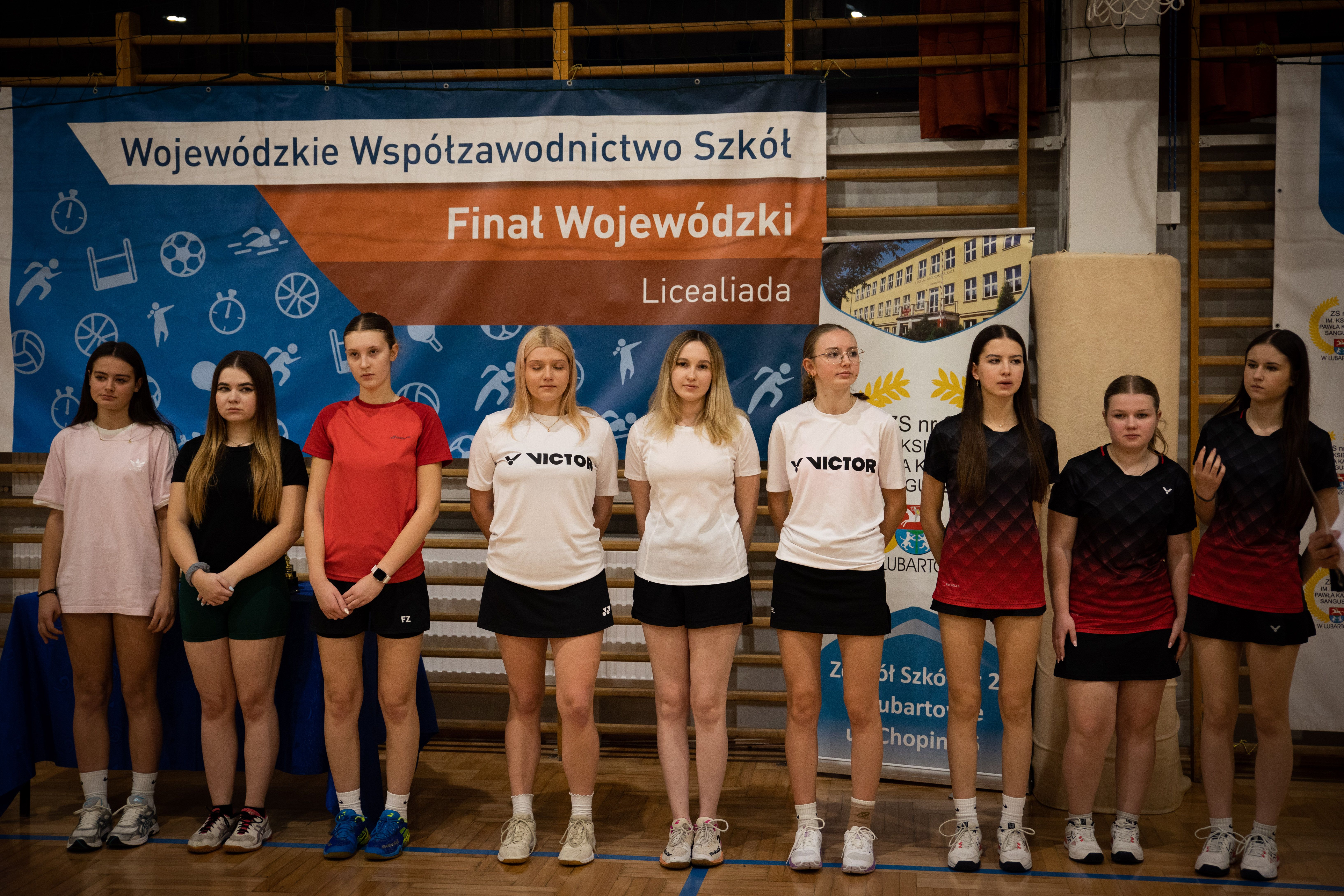 Zespół dziewcząt z ZS nr 2 trzeci w województwie w badmintonie