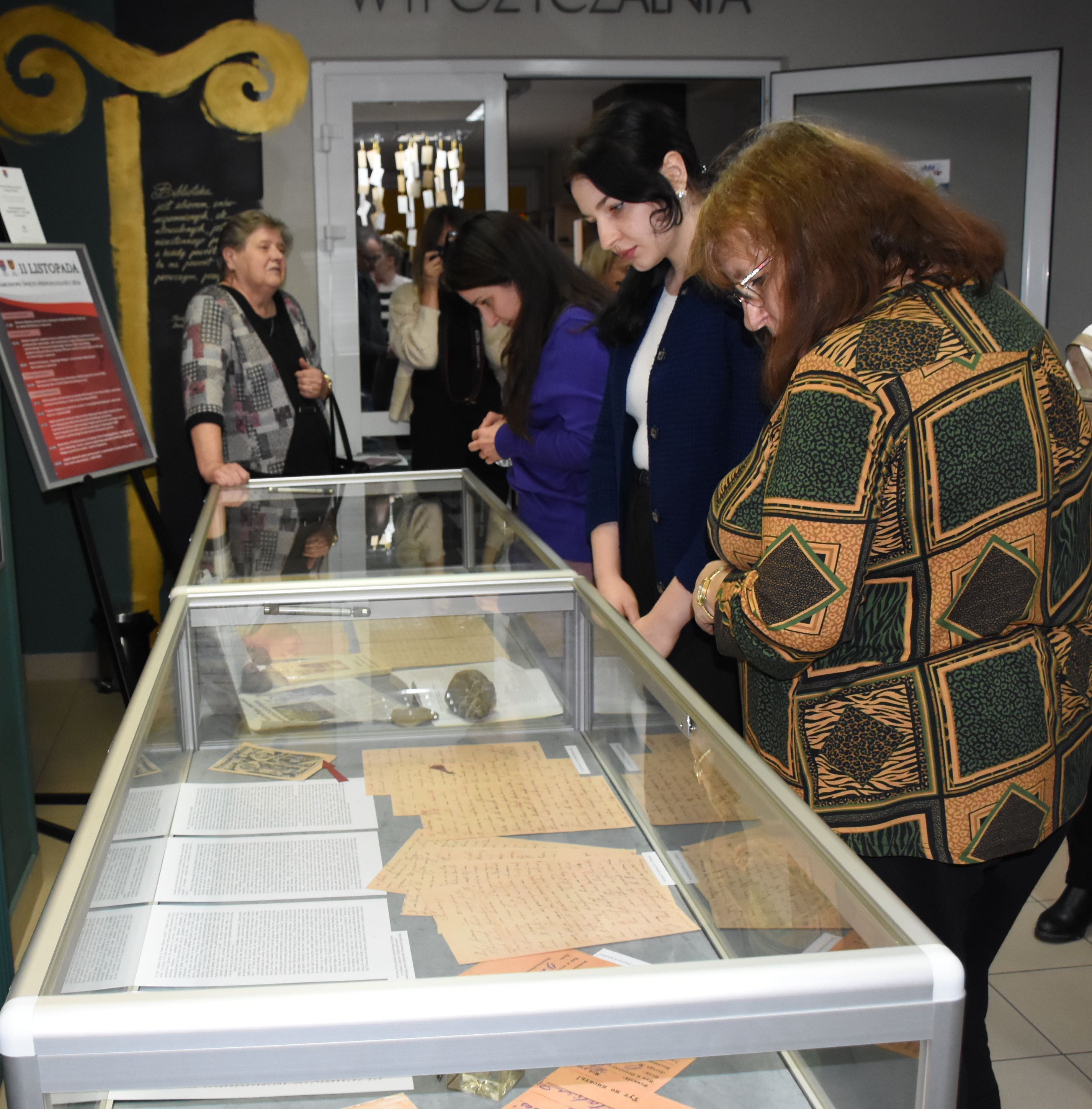 Listy żołnierza na wystawie w lubartowskiej bibliotece