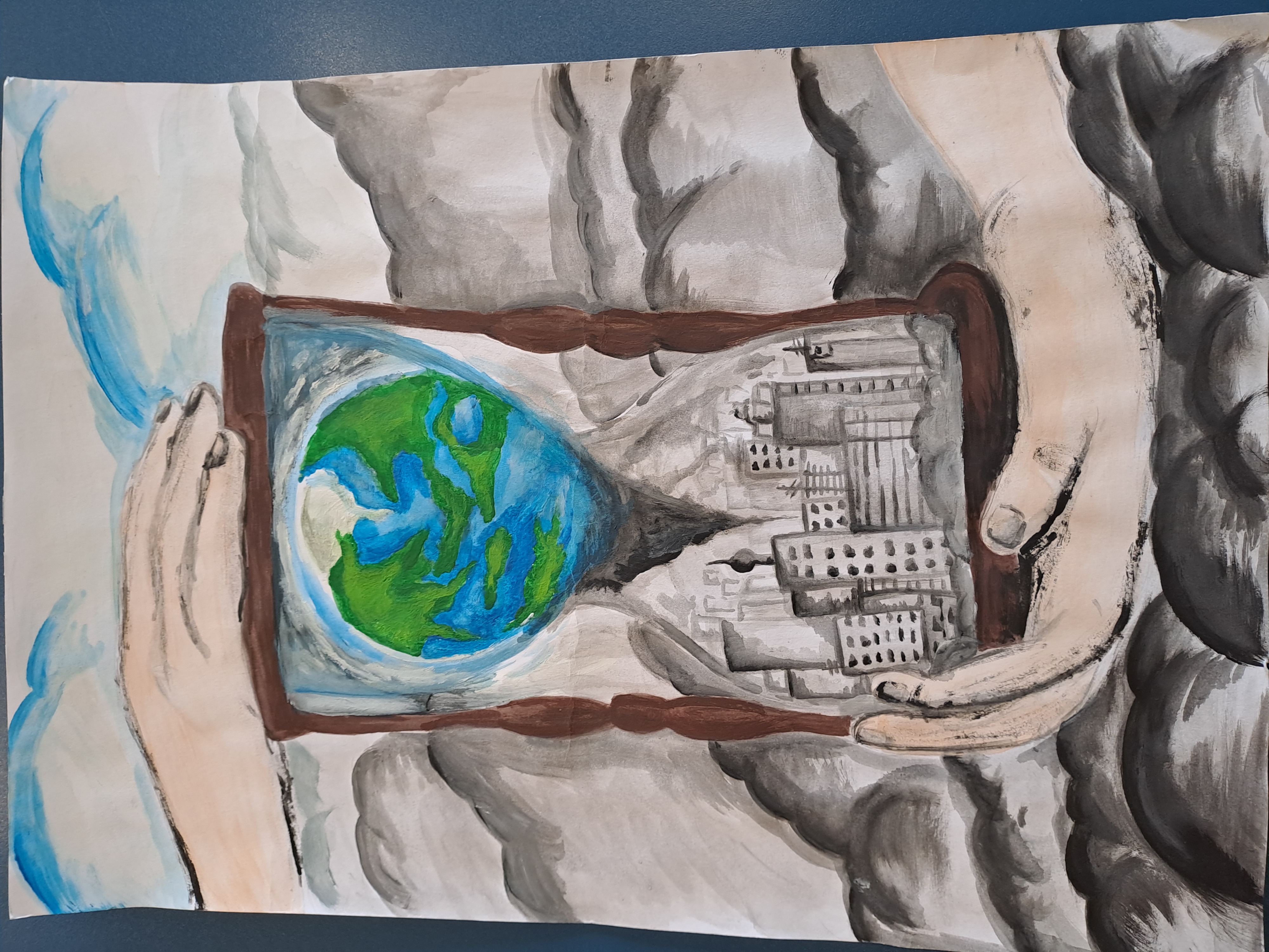 Nagrodzona w konkursie plastyczno-ekologicznym