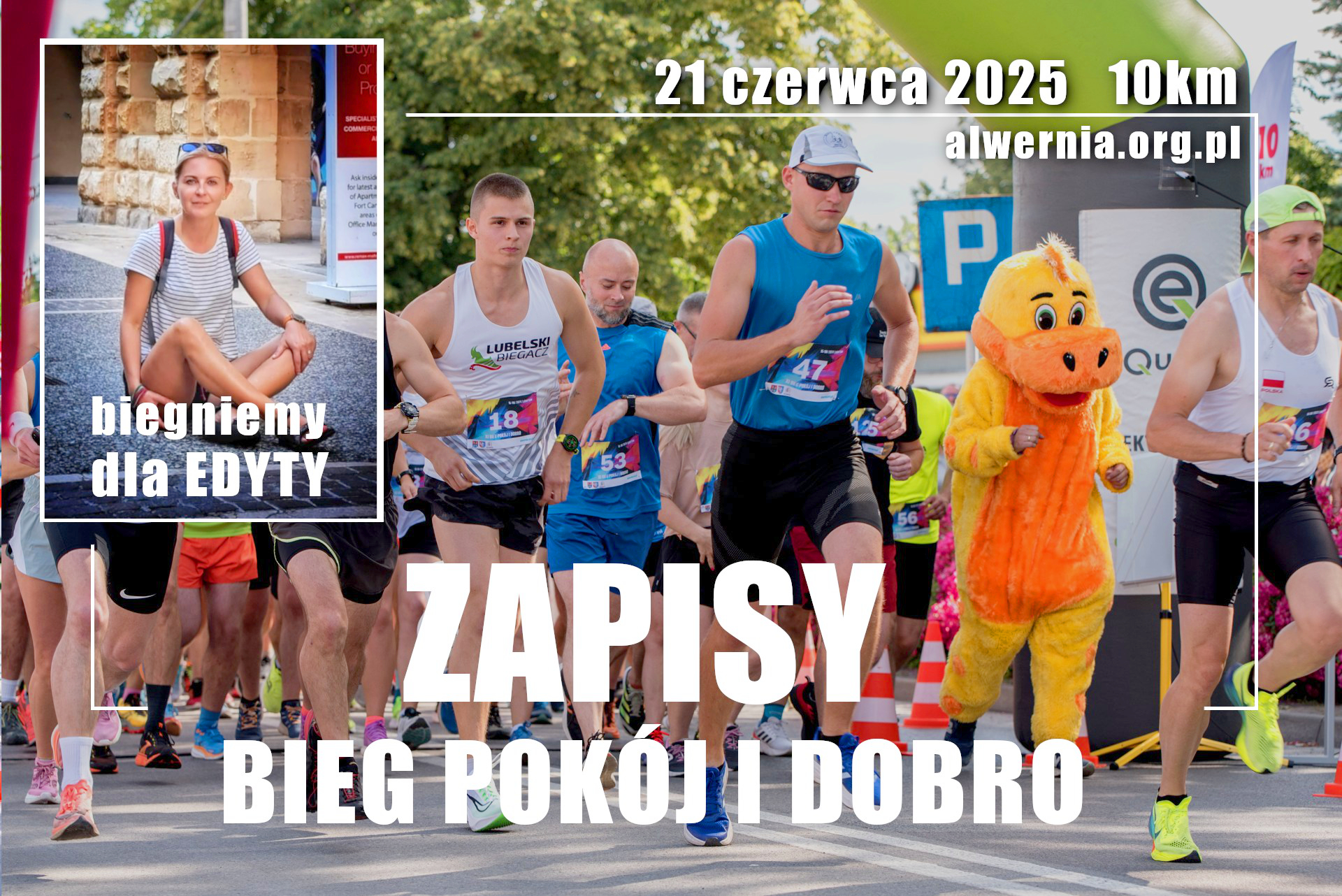 Pobiegnij charytatywnie dla Edyty Lewtak