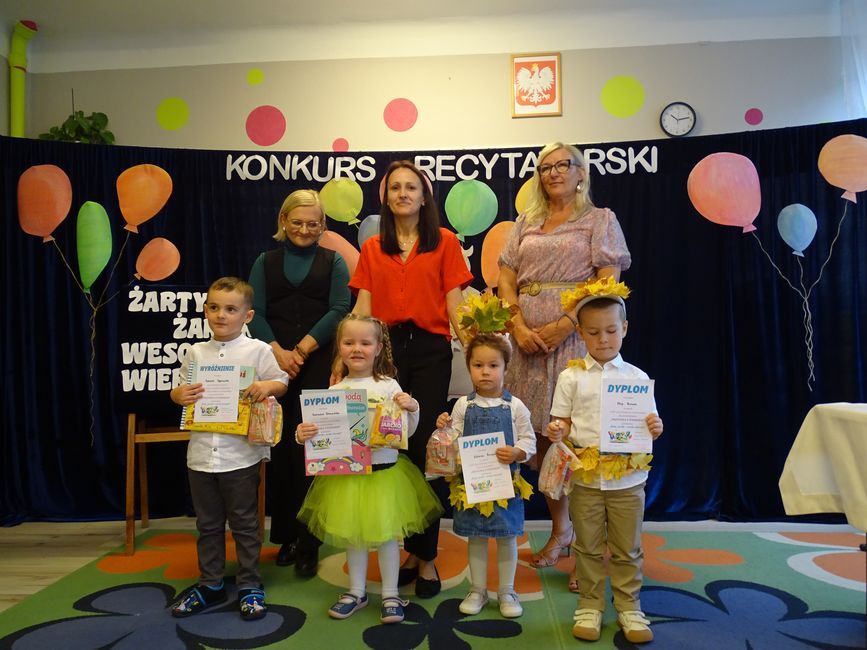 Konkurs recytatorski w Przedszkolu Miejskim Nr 1