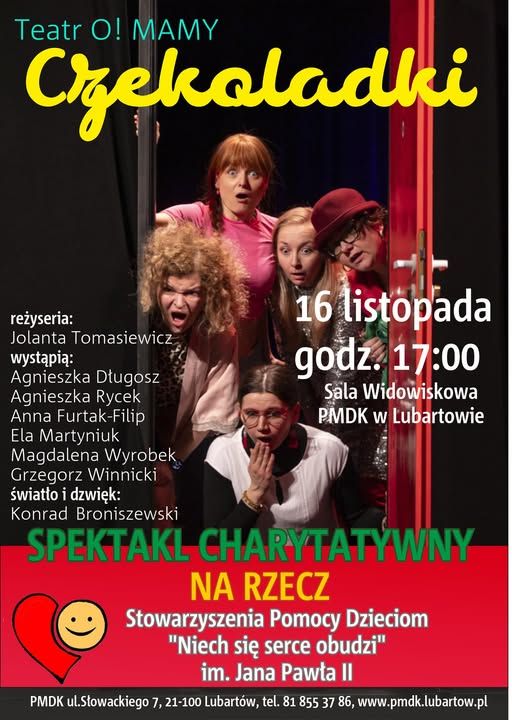 Spektakl „Czekoladki” ze zbiórką dla dzieci