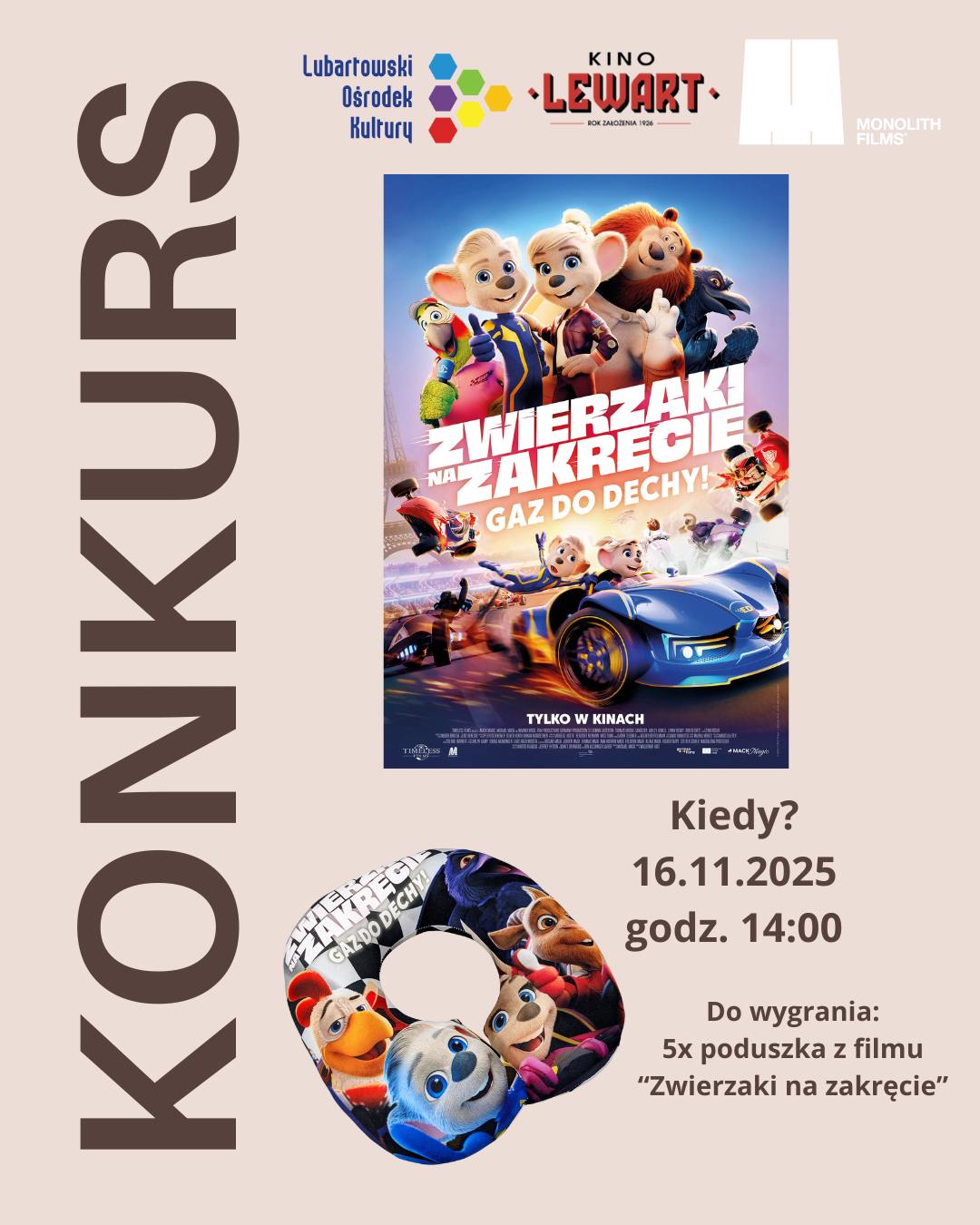 Konkurs filmowy w Kinie Lewart