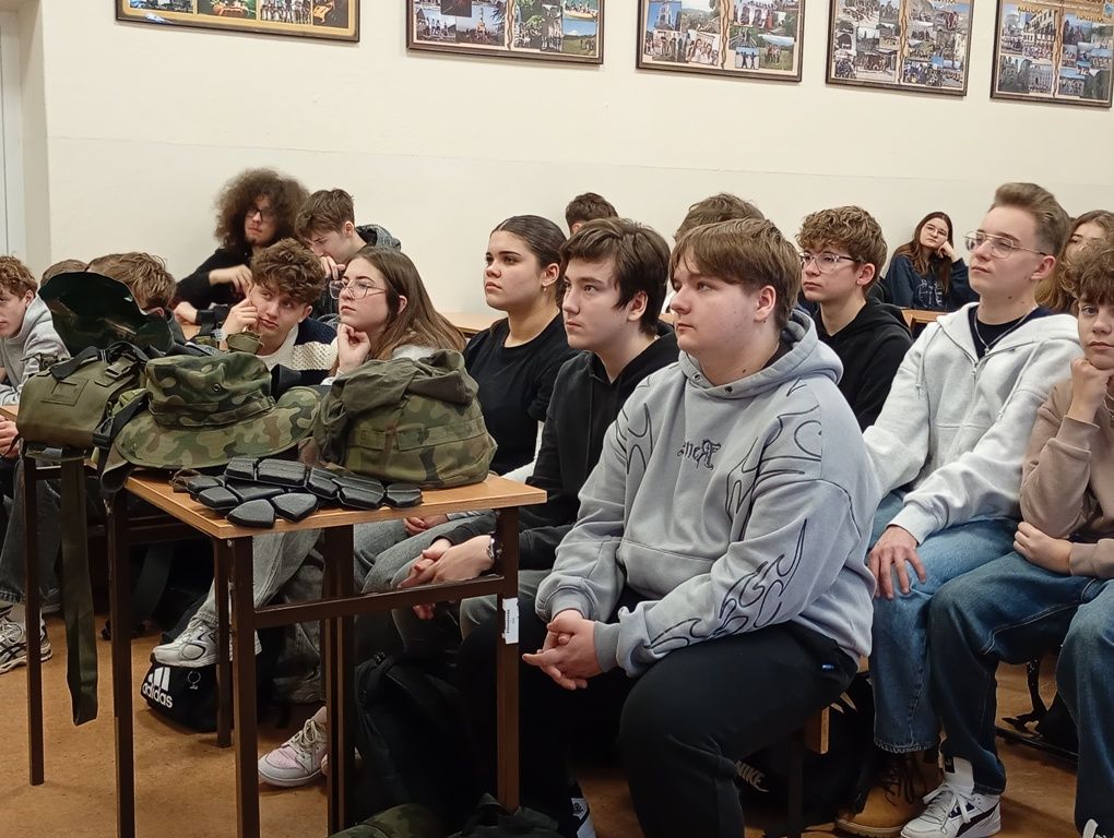 Spotkanie licealistów z żołnierzami Wojskowego Centrum Rekrutacji w Lublinie