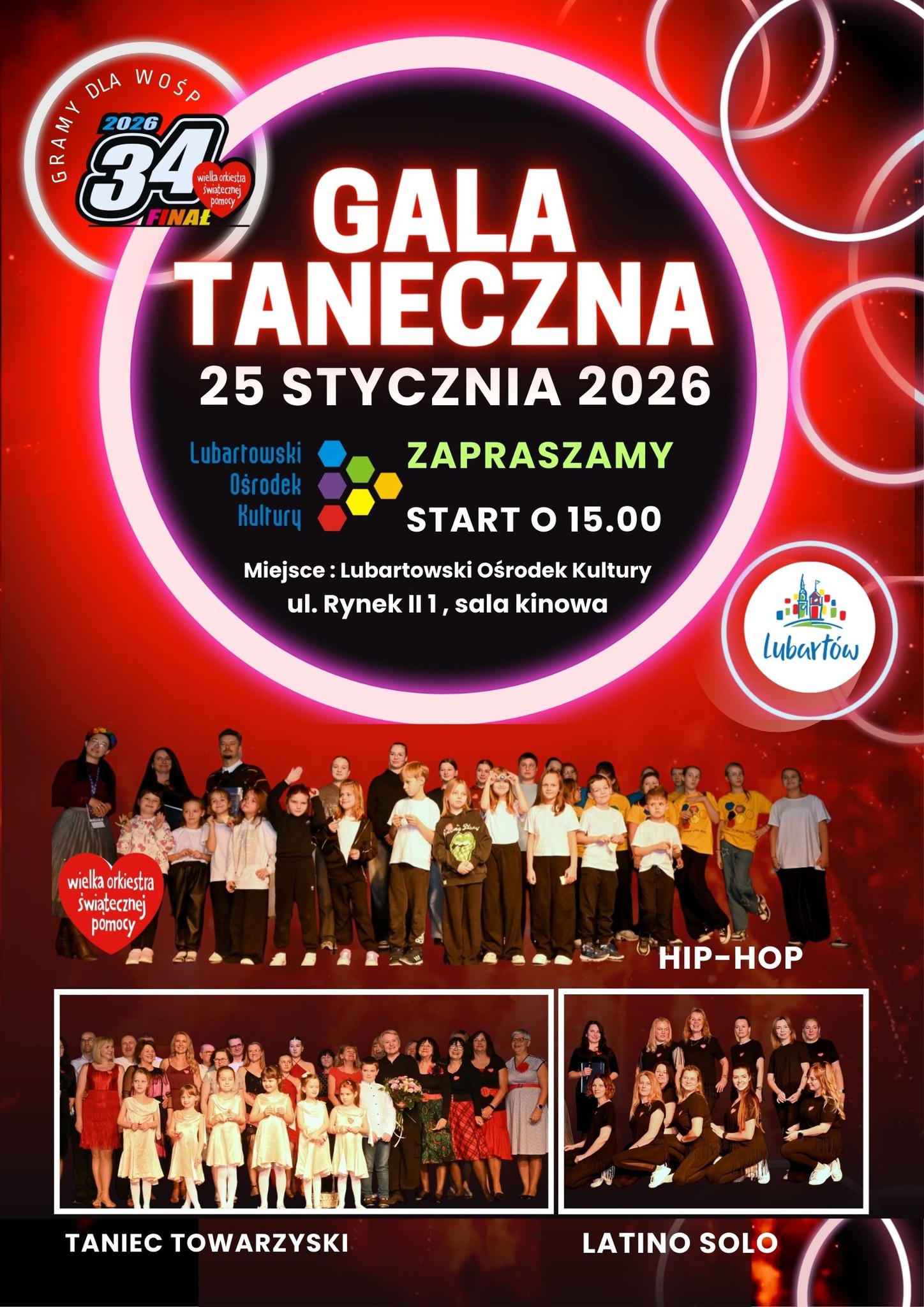 Lubartów zatańczy dla WOŚP. Wielka gala przed nami