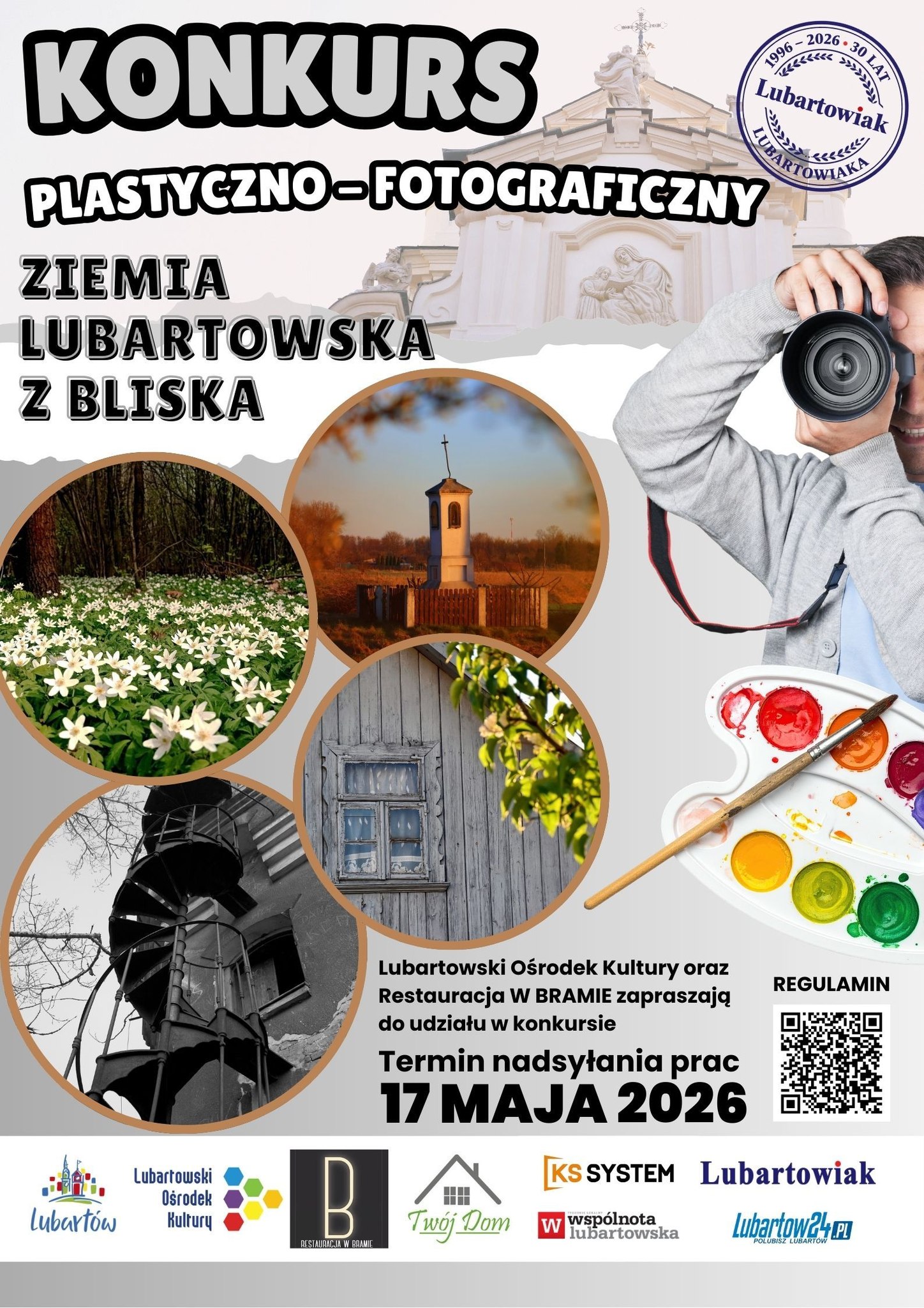 Chwyć aparat lub pędzel! Pokaż Ziemię Lubartowską i zgarnij nagrody