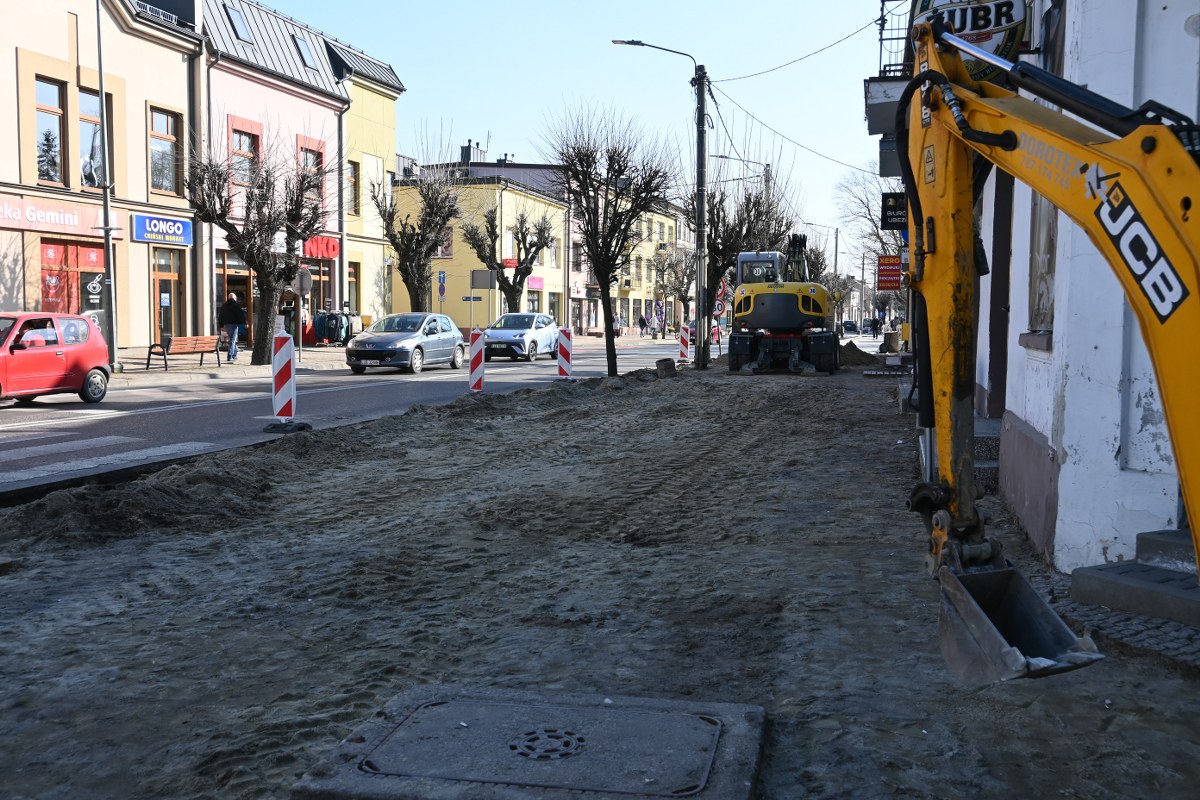 Wróciły roboty na Lubelskiej. Powstaje nowa ścieżka rowerowa