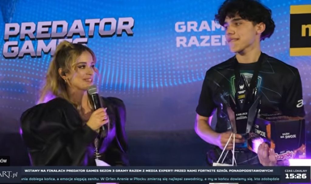 Drugie miejsce Jakuba w finale Predator Games