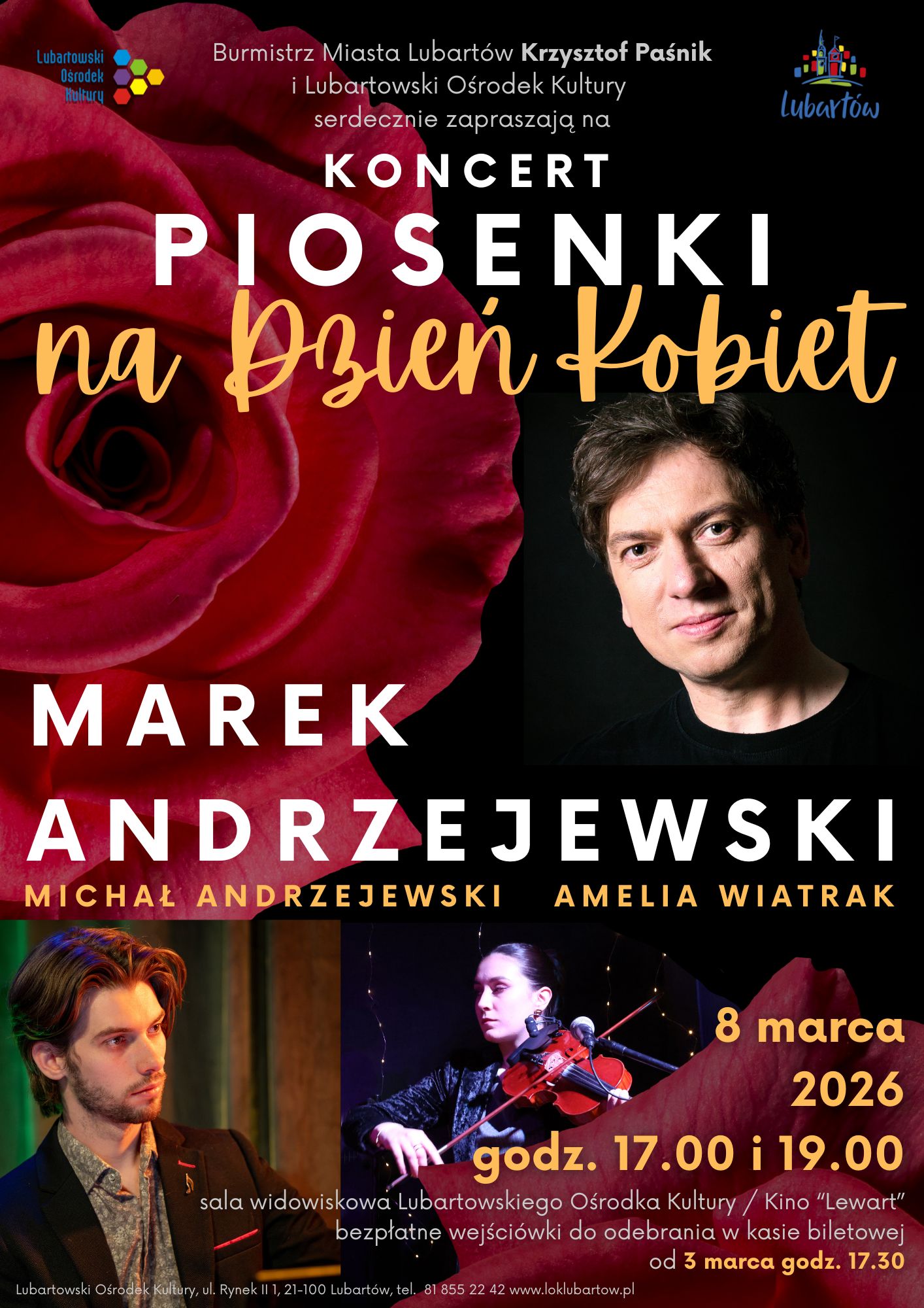 Od dziś można pobrać bezpłatne wejściówki na koncert z okazji Dnia Kobiet