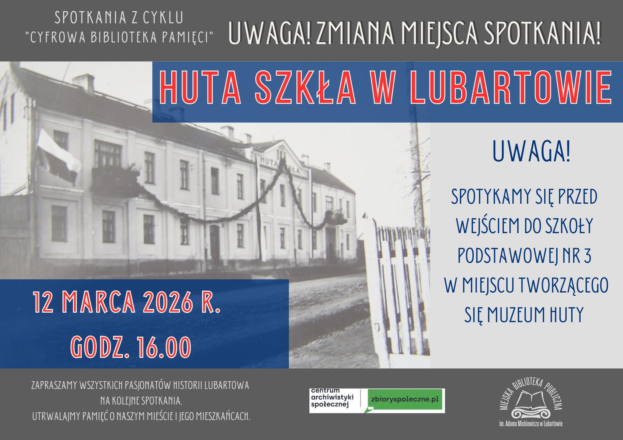 Kolejne spotkanie o hucie szkła