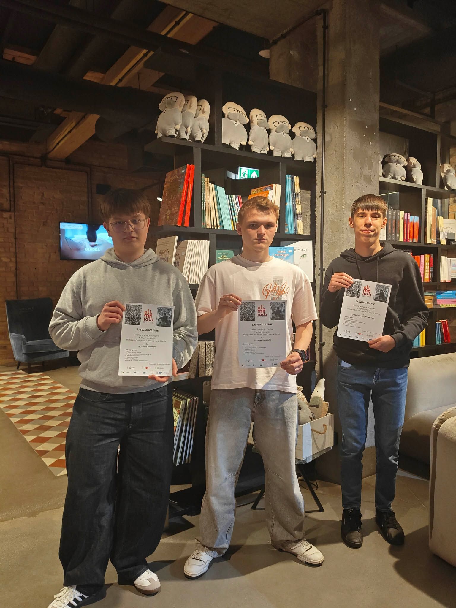 Finalista olimpiady z ZS2 z wizytą w Mieście Solidarności