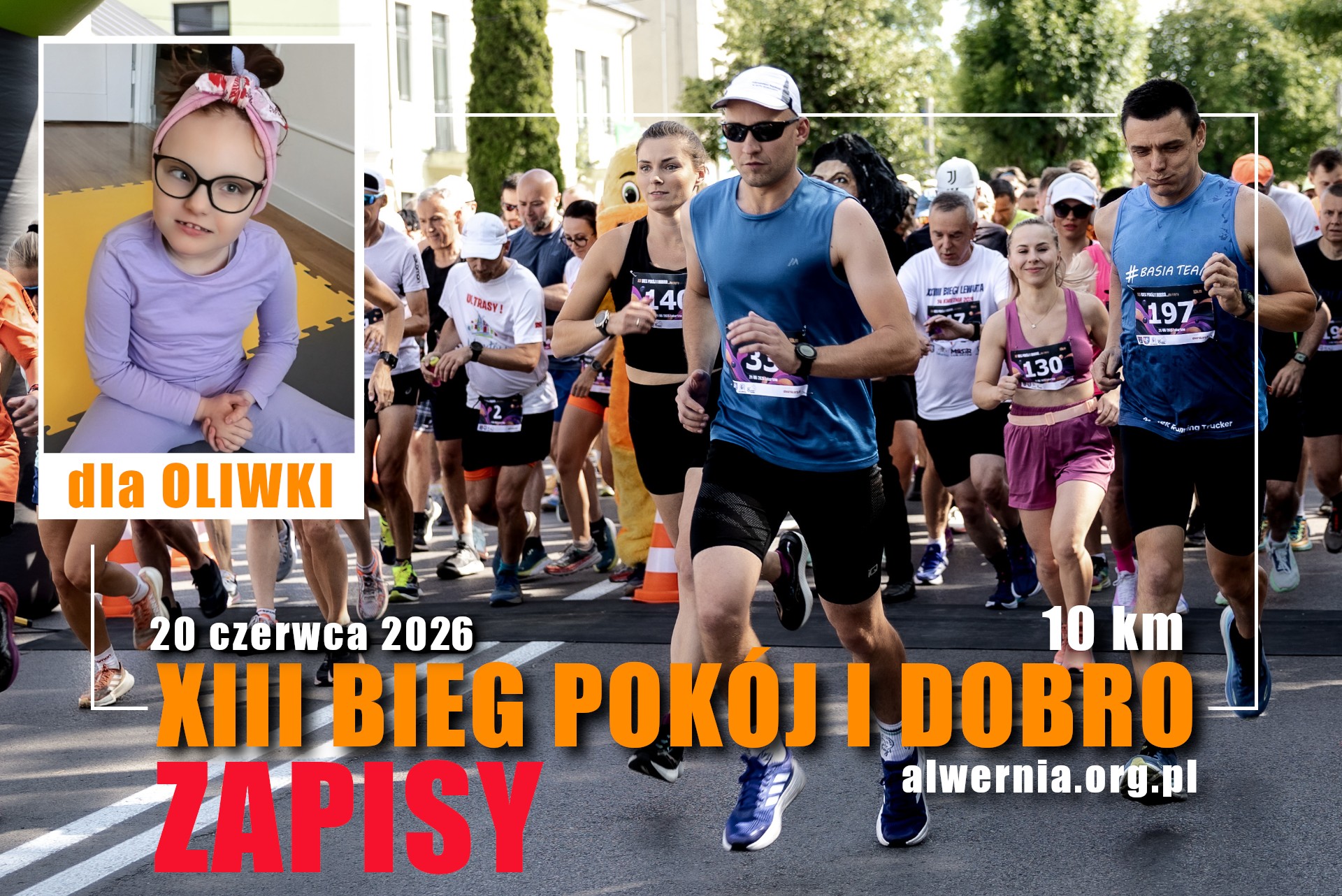 Bieg „Pokój i Dobro” – realizowane są zapisy