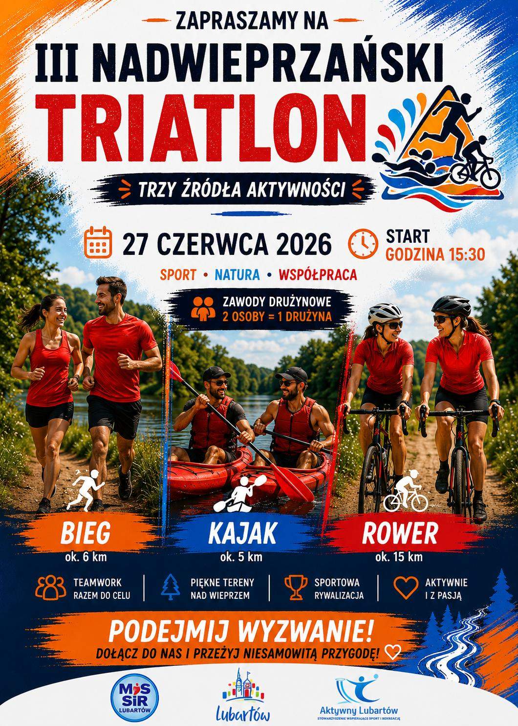 Nadwieprzański Triathlon „Trzy Źródła Aktywności” – ruszyły zapisy