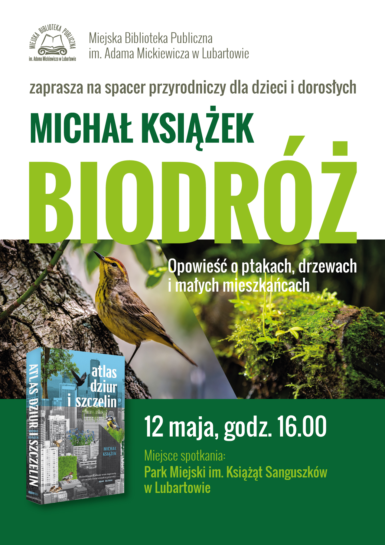 Będzie spacer przyrodniczy w Parku Miejskim