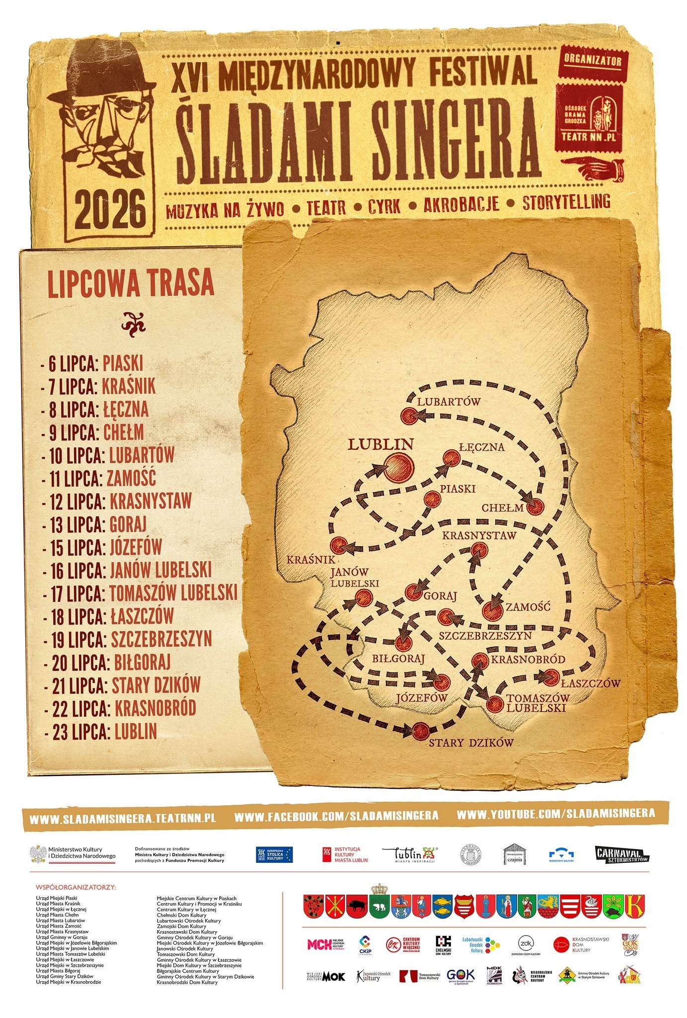 Festiwal Śladami Singera już 10 lipca w Lubartowie