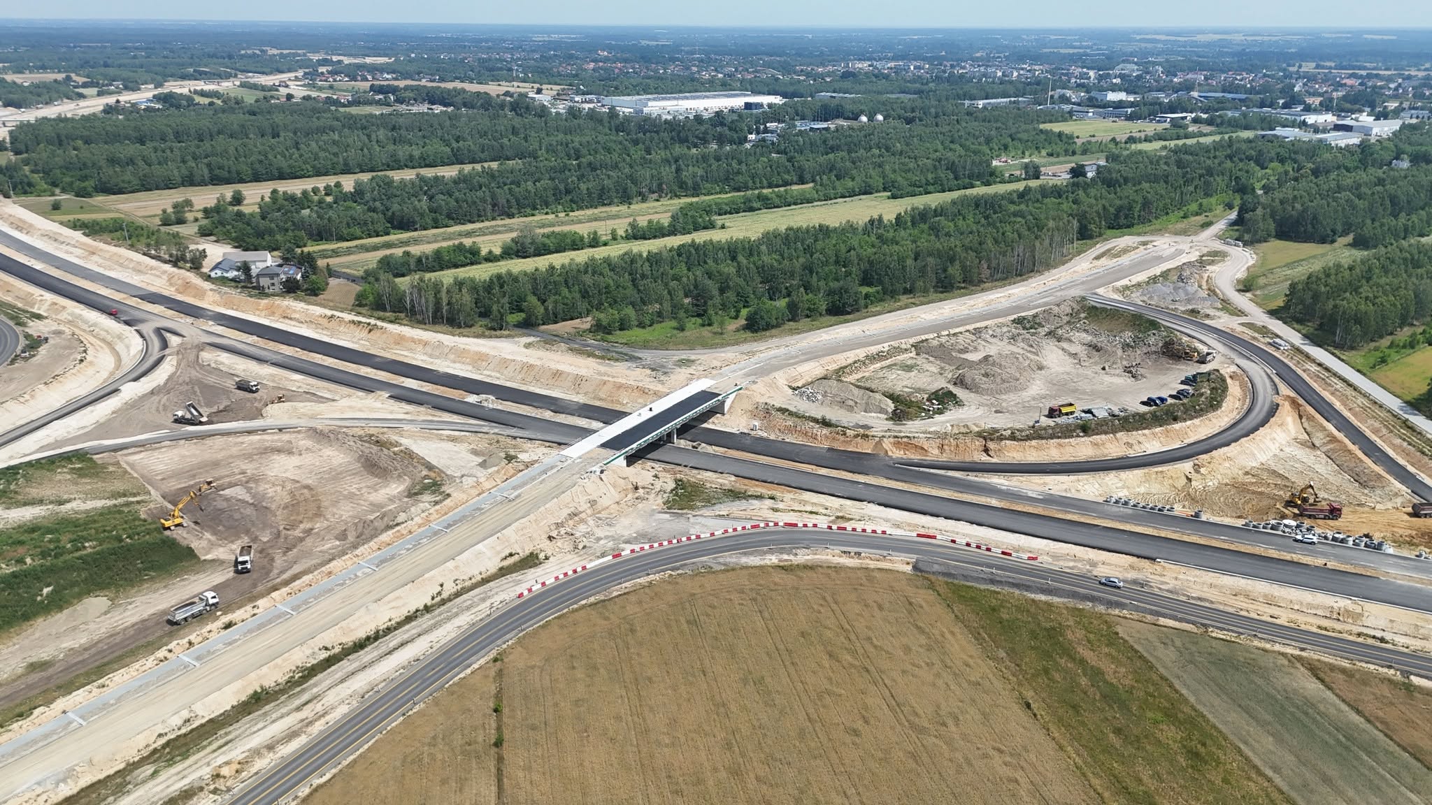 Budowa drogi S19 Lubartów – Lublin: ponad 55 procent prac wykonanych