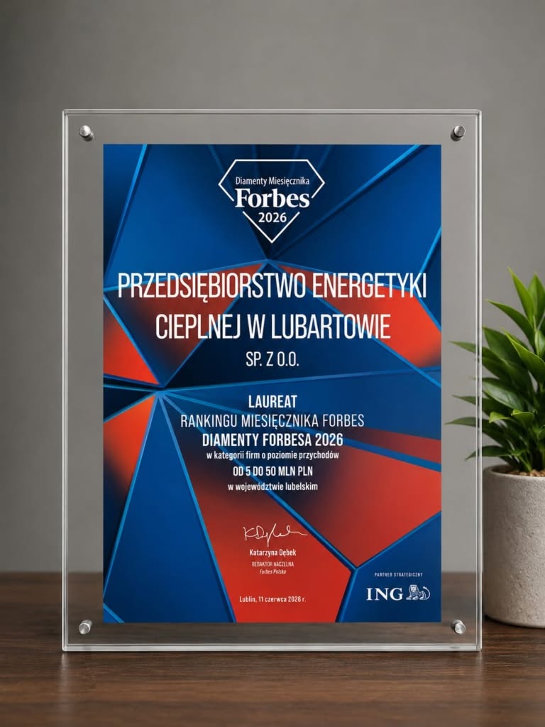 PEC w Lubartowie z prestiżowym wyróżnieniem. Spółka w gronie „Diamentów Forbesa 2026”
