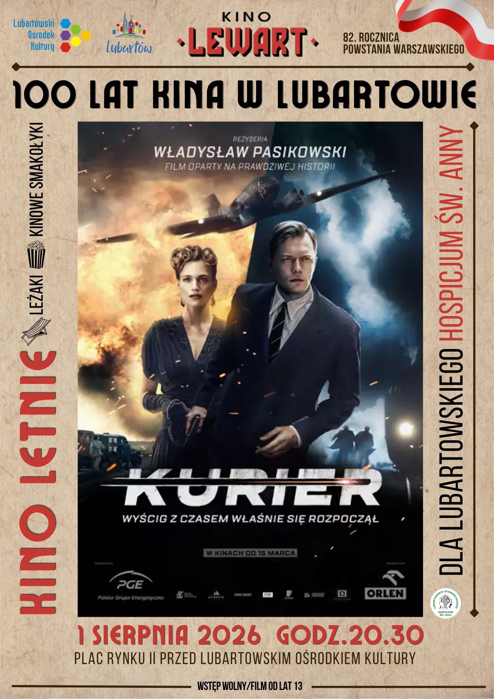Zapraszamy na Kino Letnie w plenerze