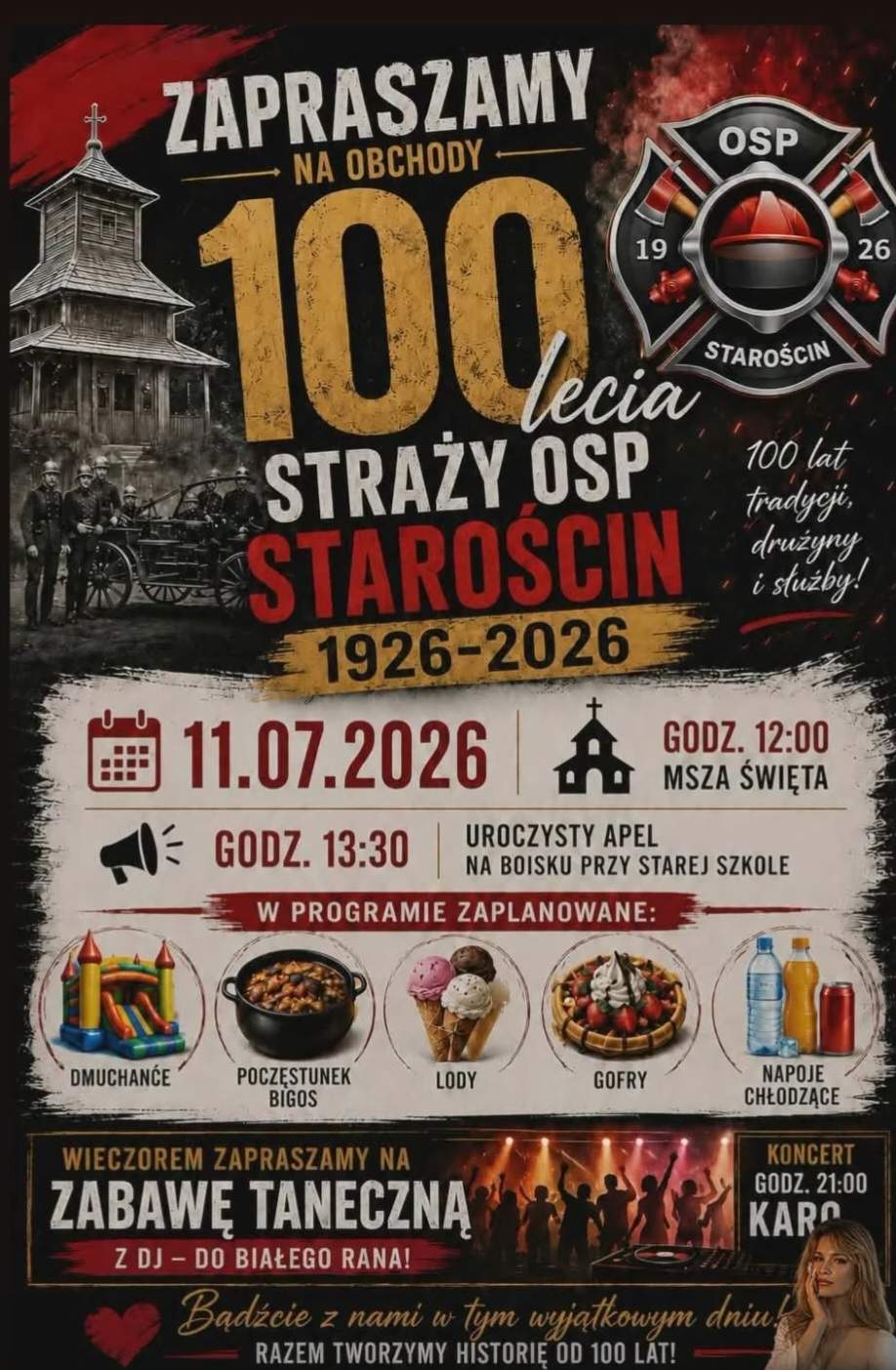 Obchody 100-lecia OSP Starościn
