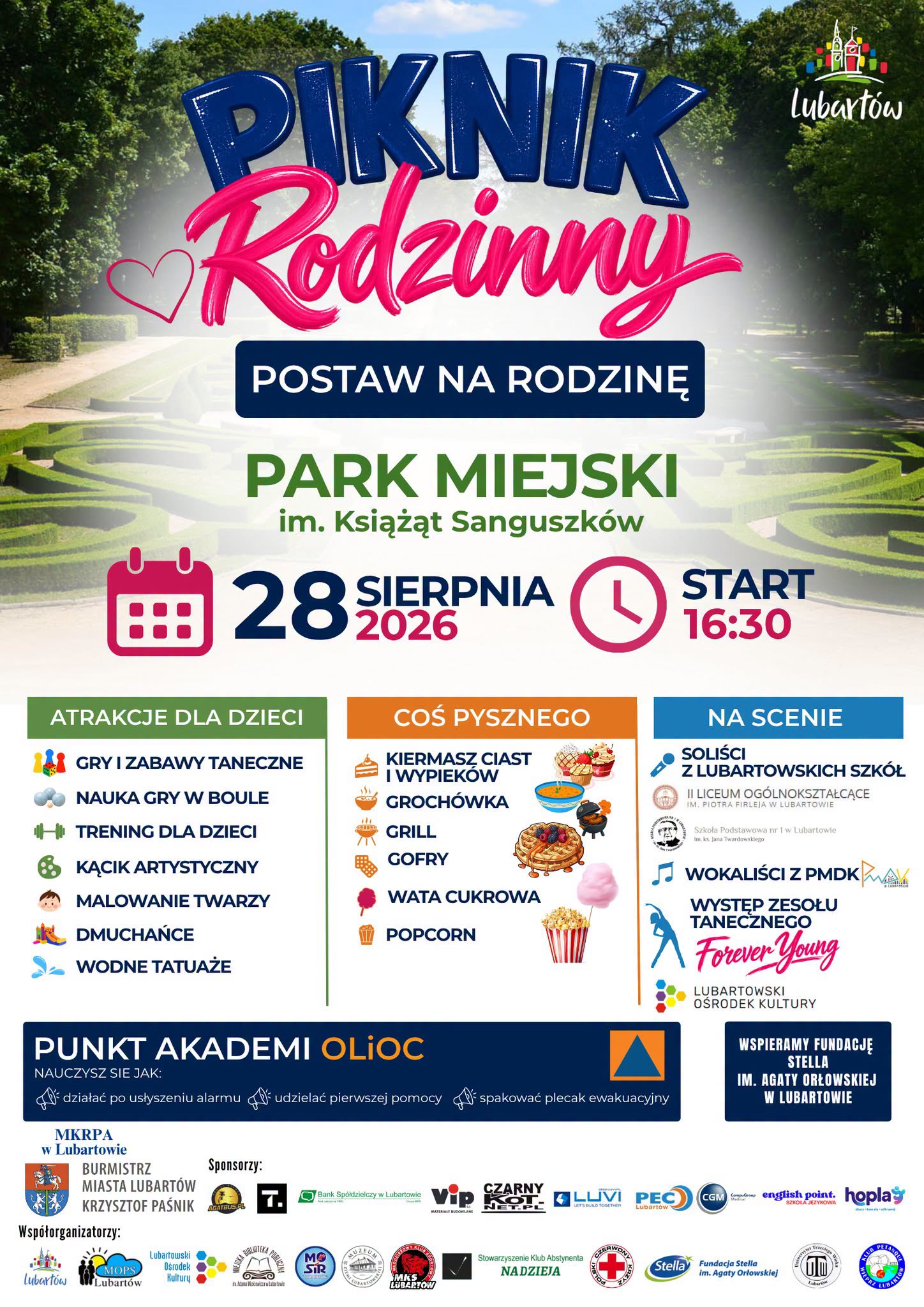 Lubartów zaprasza dzieci do parku. Będą dmuchańce, zabawy i mnóstwo atrakcji