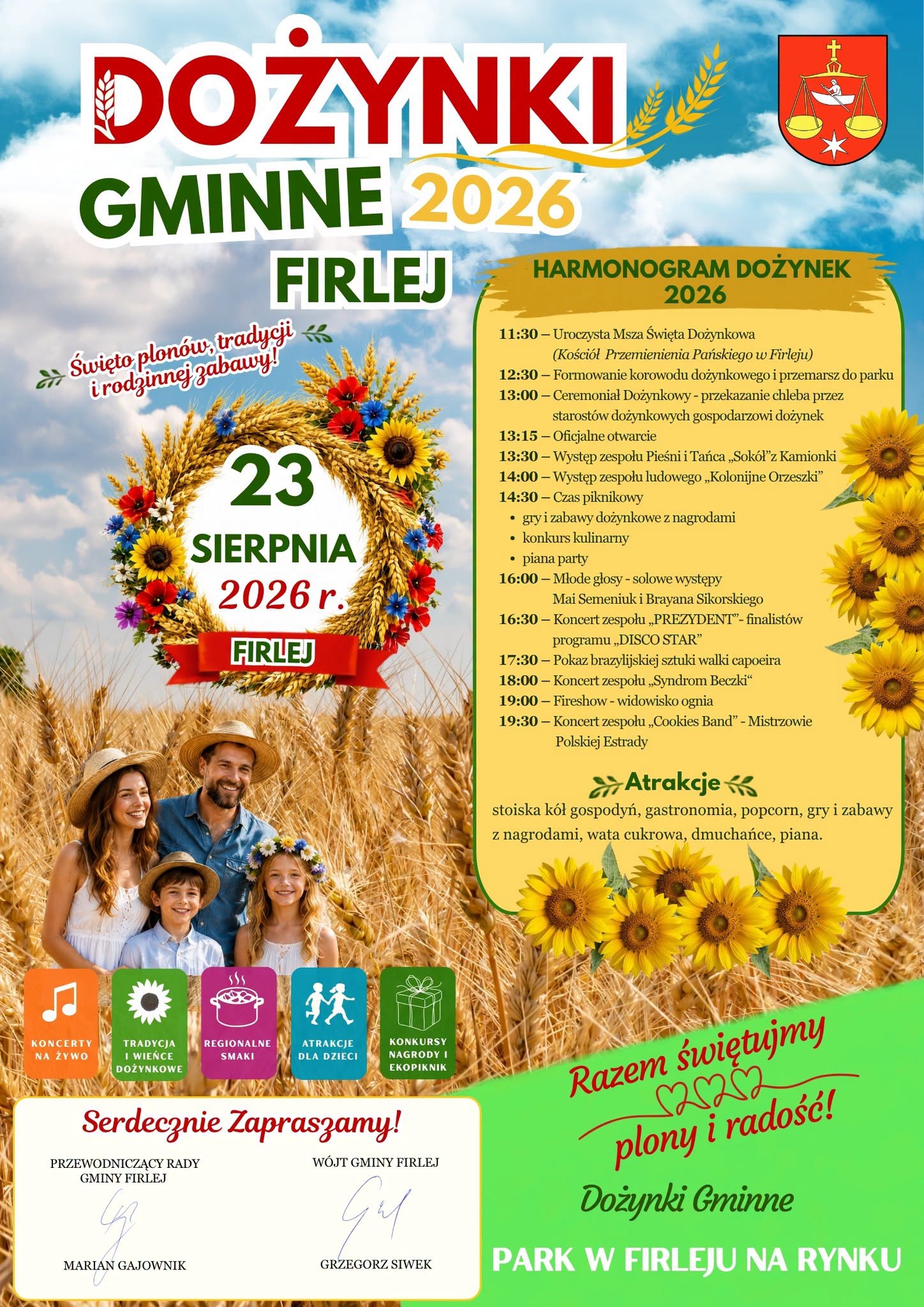 Dożynki w Firleju