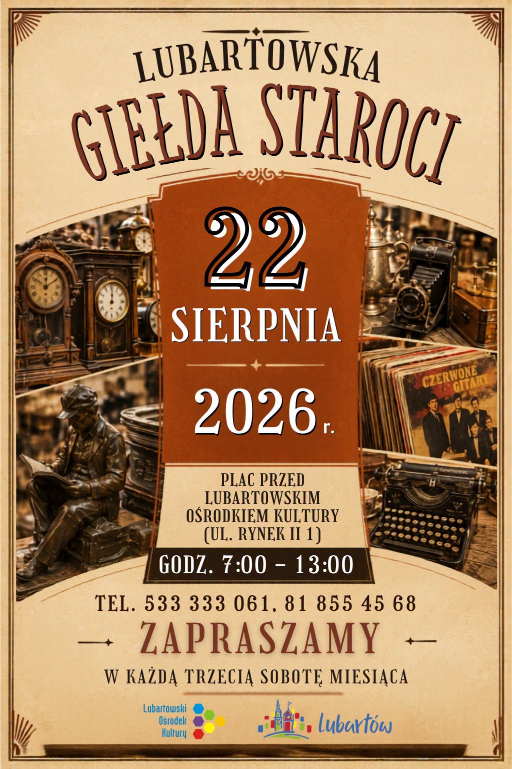 Kolejna Giełda Staroci w Lubartowie