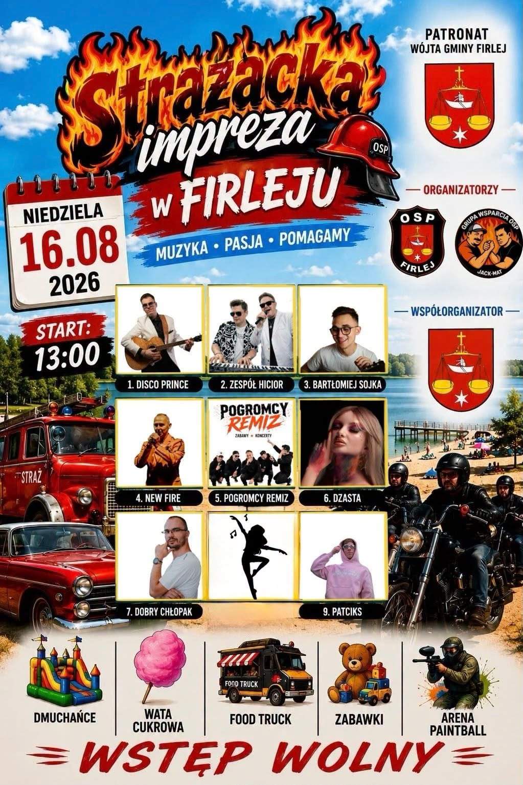 Strażacka impreza w Firleju