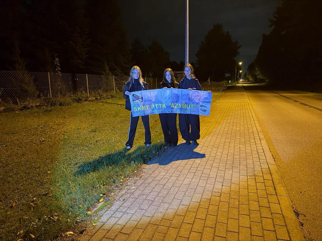 Nocne Marsze na Orientację uczniów II LO w Lisowie