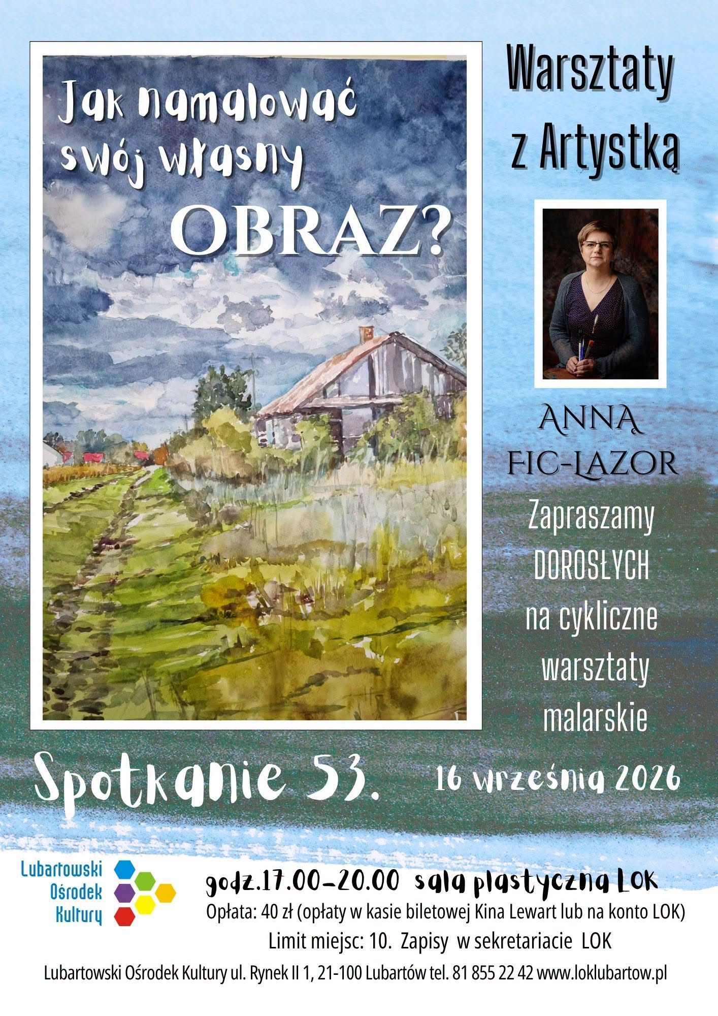Kolejne warsztaty z Anną Fic – Lazor