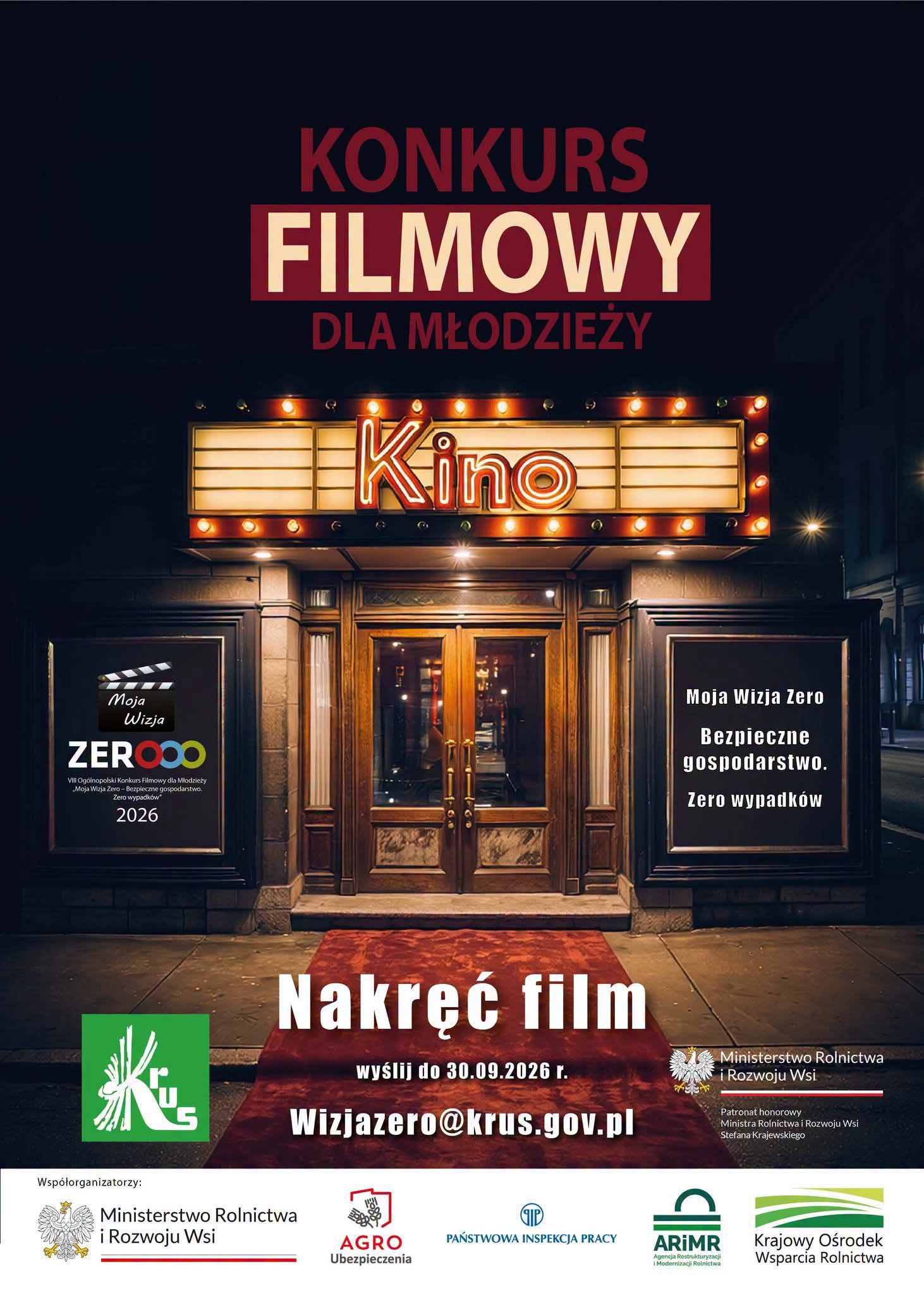 Konkurs filmowy dla młodzieży