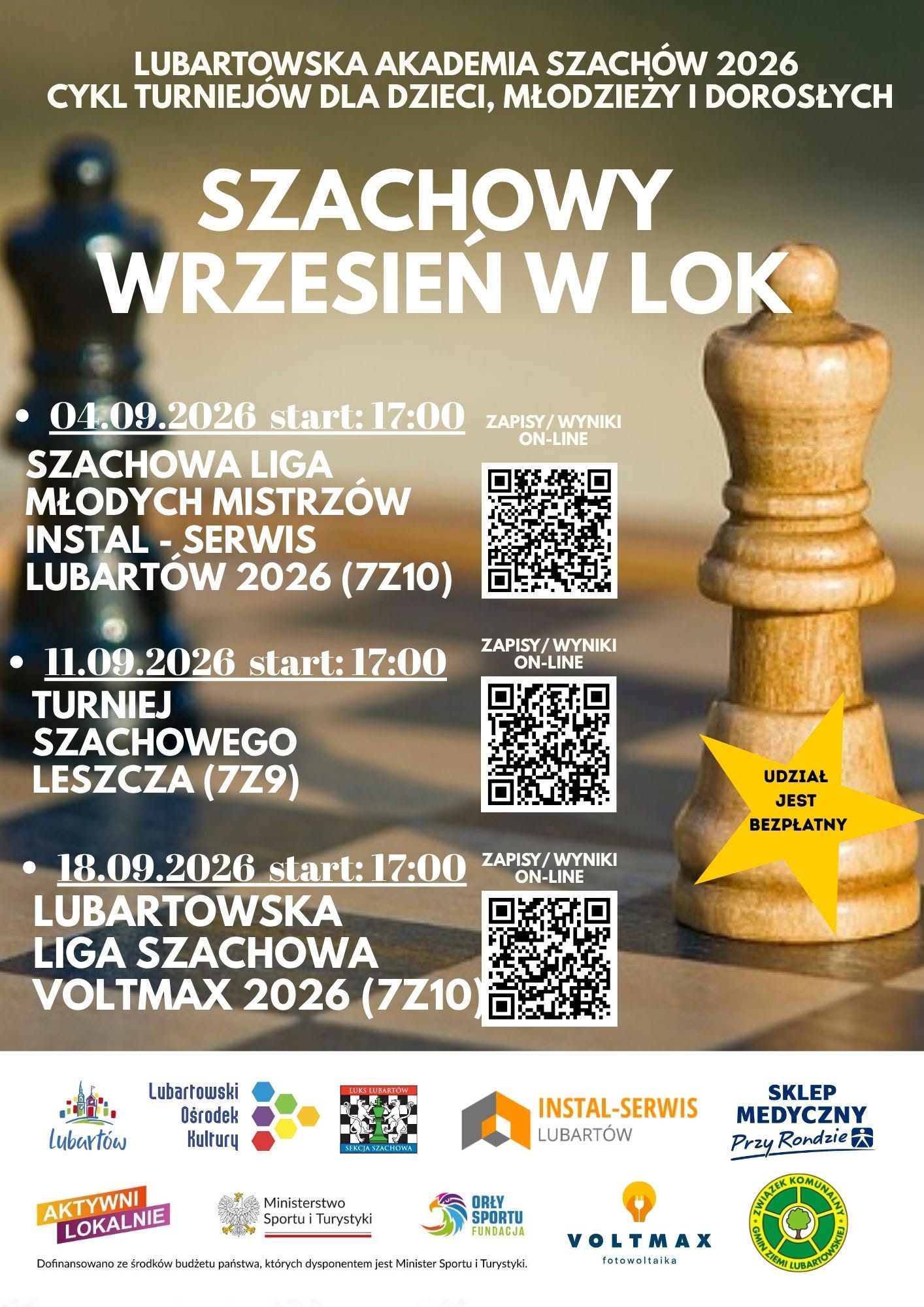 Szachowy wrzesień w LOK