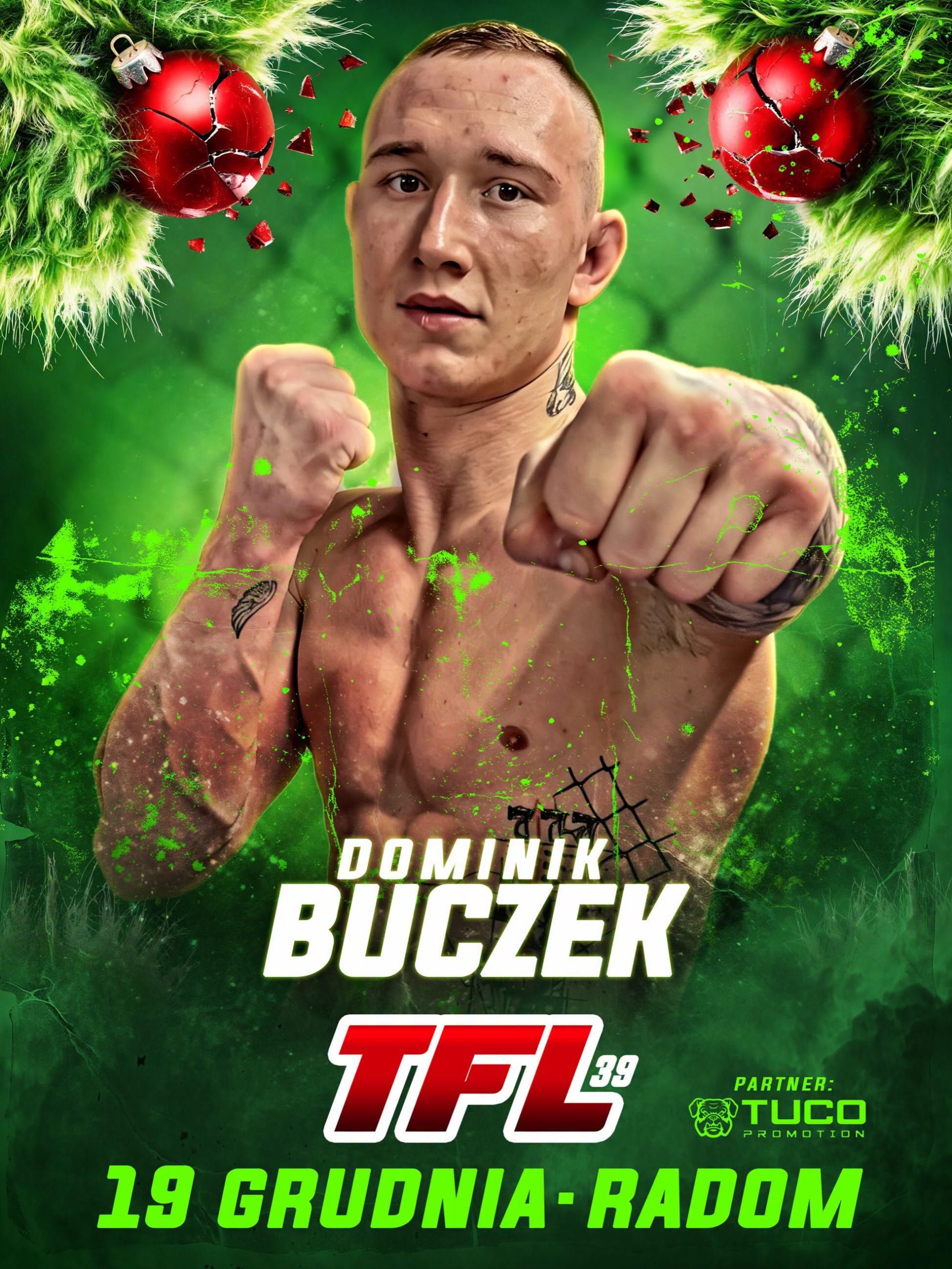 Kolejna zawodowa walka MMA Dominika Buczka już 19 grudnia