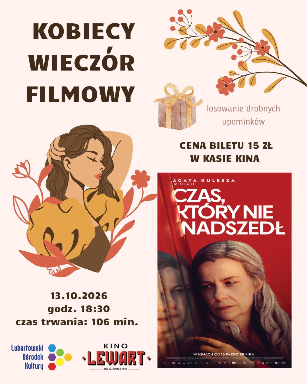 Kobiecy wieczór filmowy. Seans, upominki i niezwykła podróż do Irlandii